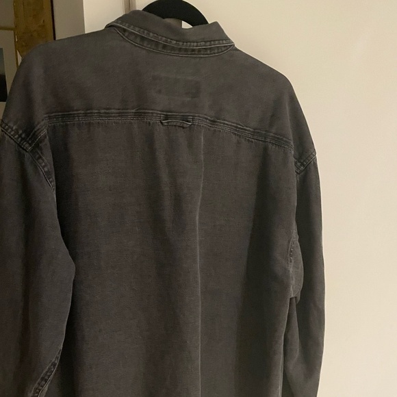 Vintage black denim workshirt - Picture 2 of 5